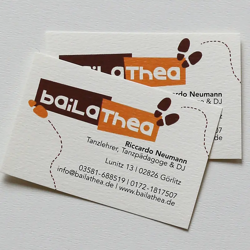 Corporate Design für einen Tänzer