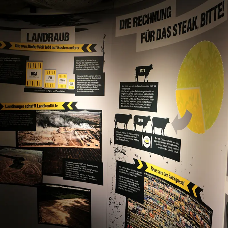 Ausstellungsgestaltung Bodenausstellung Senckenberg