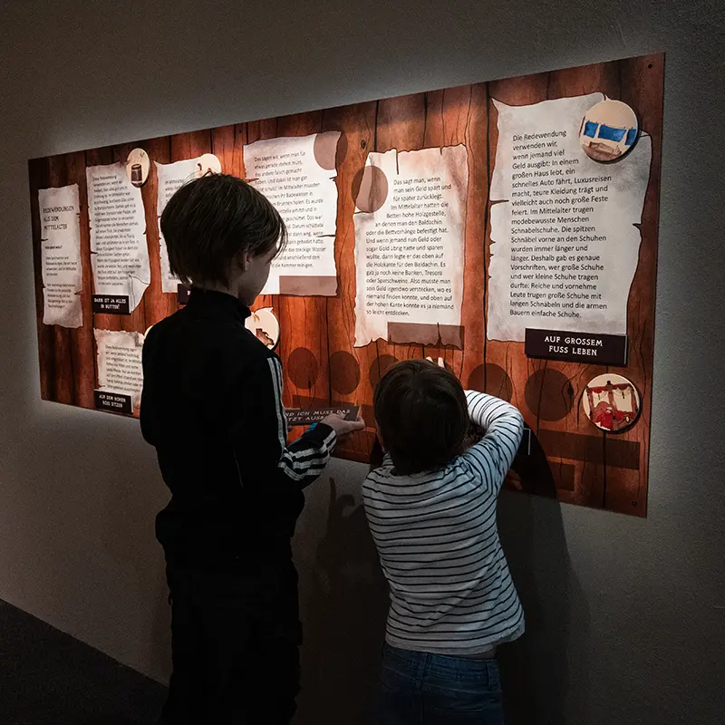 Ausstellungsgestaltung für das Museum der Pfalz